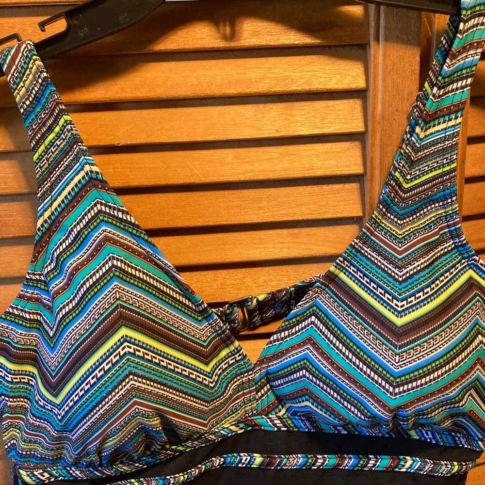 Tropiculture Colorful Aztec Designs Swimsuit - image 4